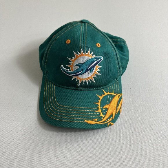 NFL Team Apparel Miami Dolphins Adjustable Cap- One Size Fits Most‎ Active - Picture 1 of 5